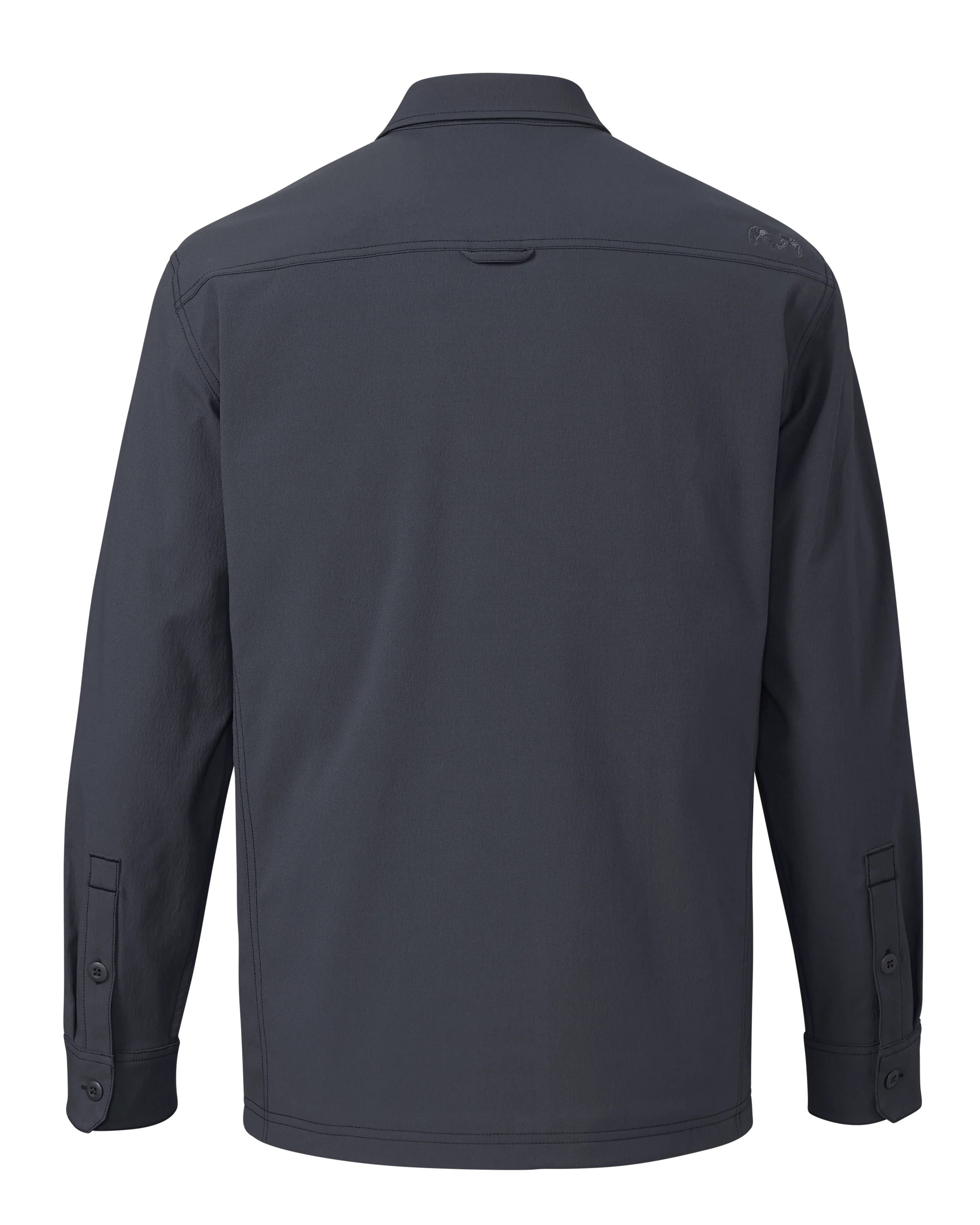 Motive Flannel Lined Shirt Jacket | Steel Blue - Image 3