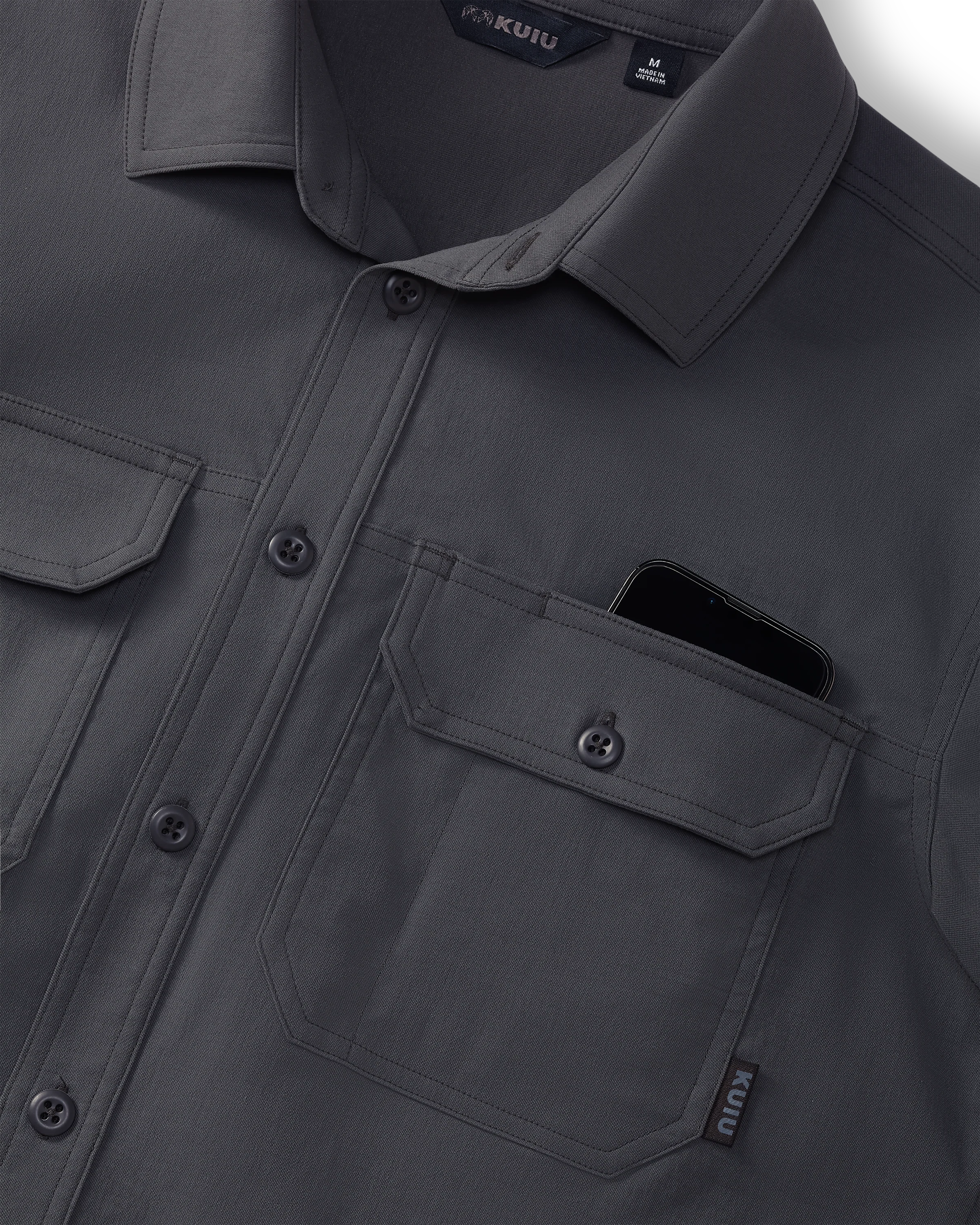 Motive SS Workgrade Shirt | Gunmetal - Image 3
