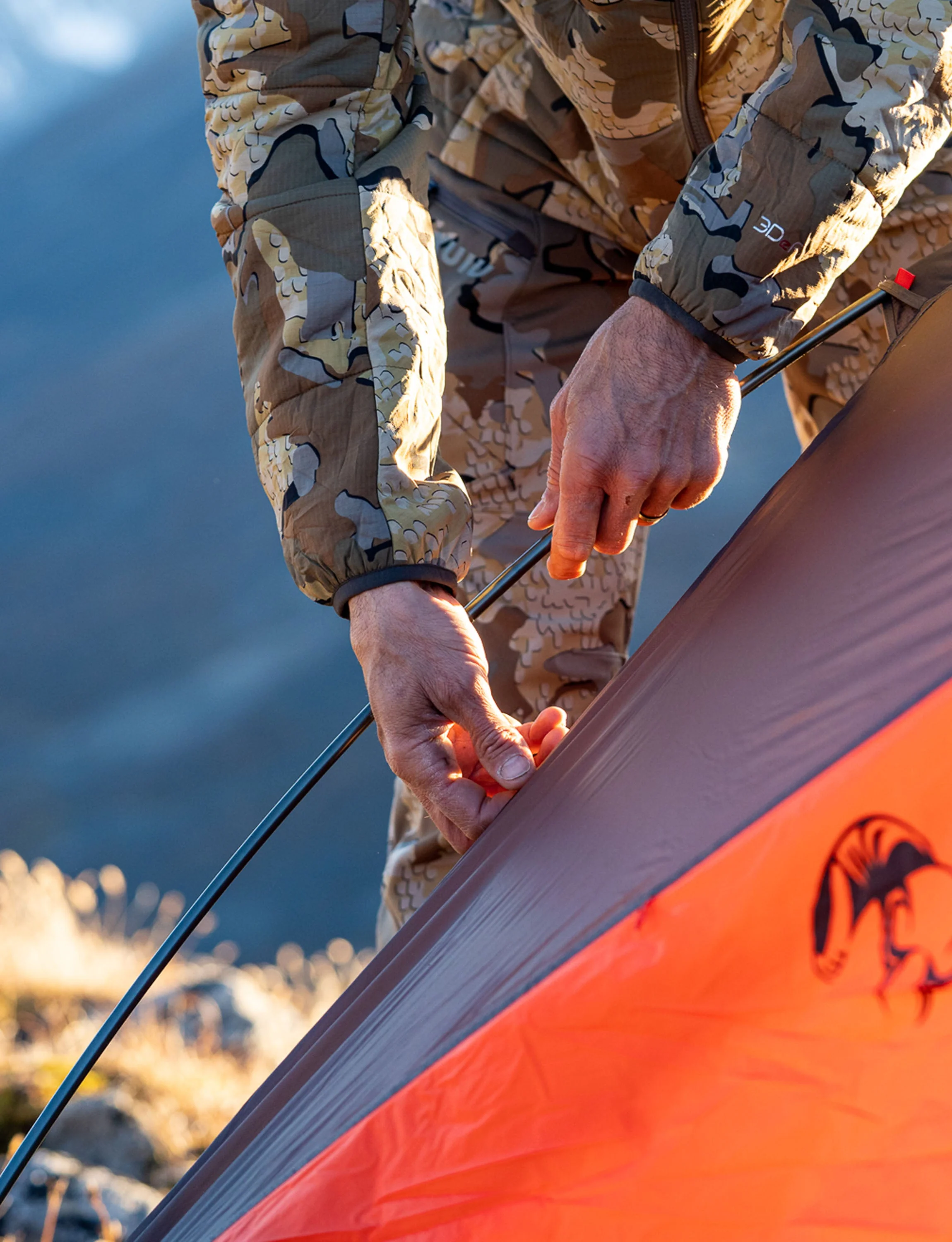 Mountain Star 2 Person Tent Set | Gunmetal-Orange - Image 21