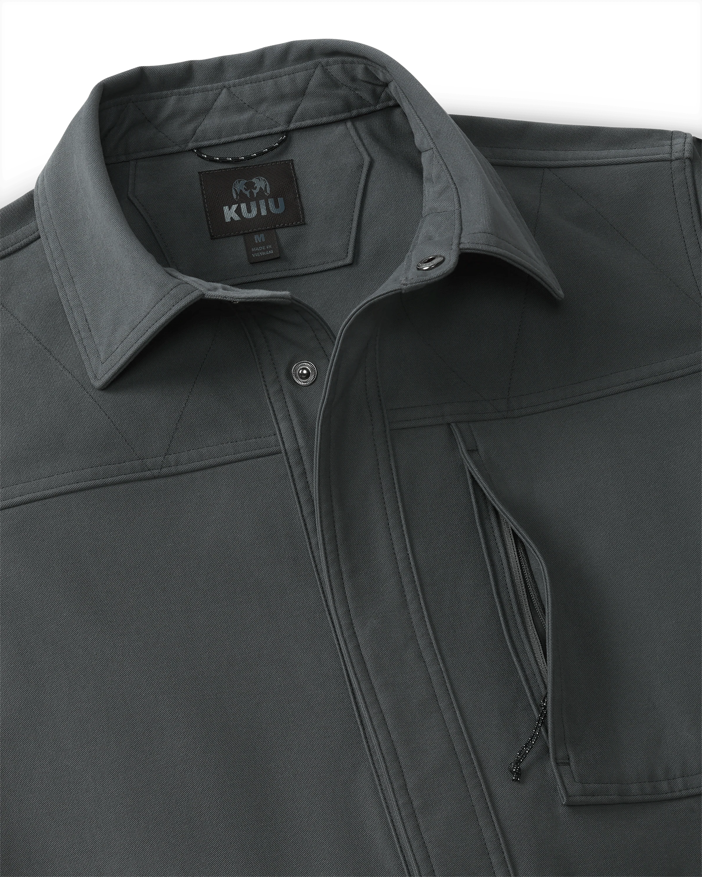 Outlet Brawley Canvas Jacket | Gunmetal - Image 3