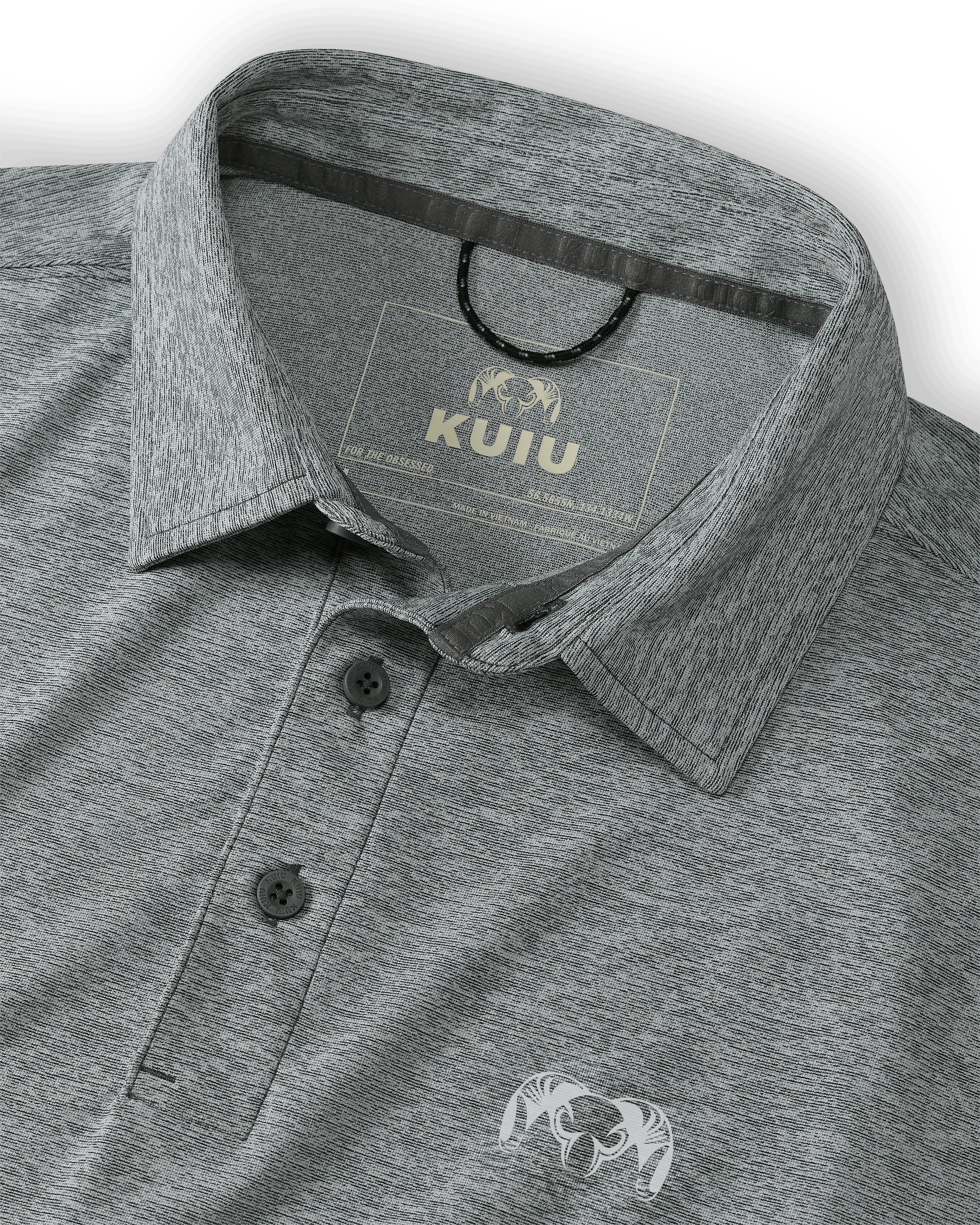 Outlet KUIU Performance Polo | Heather Storm - Image 2