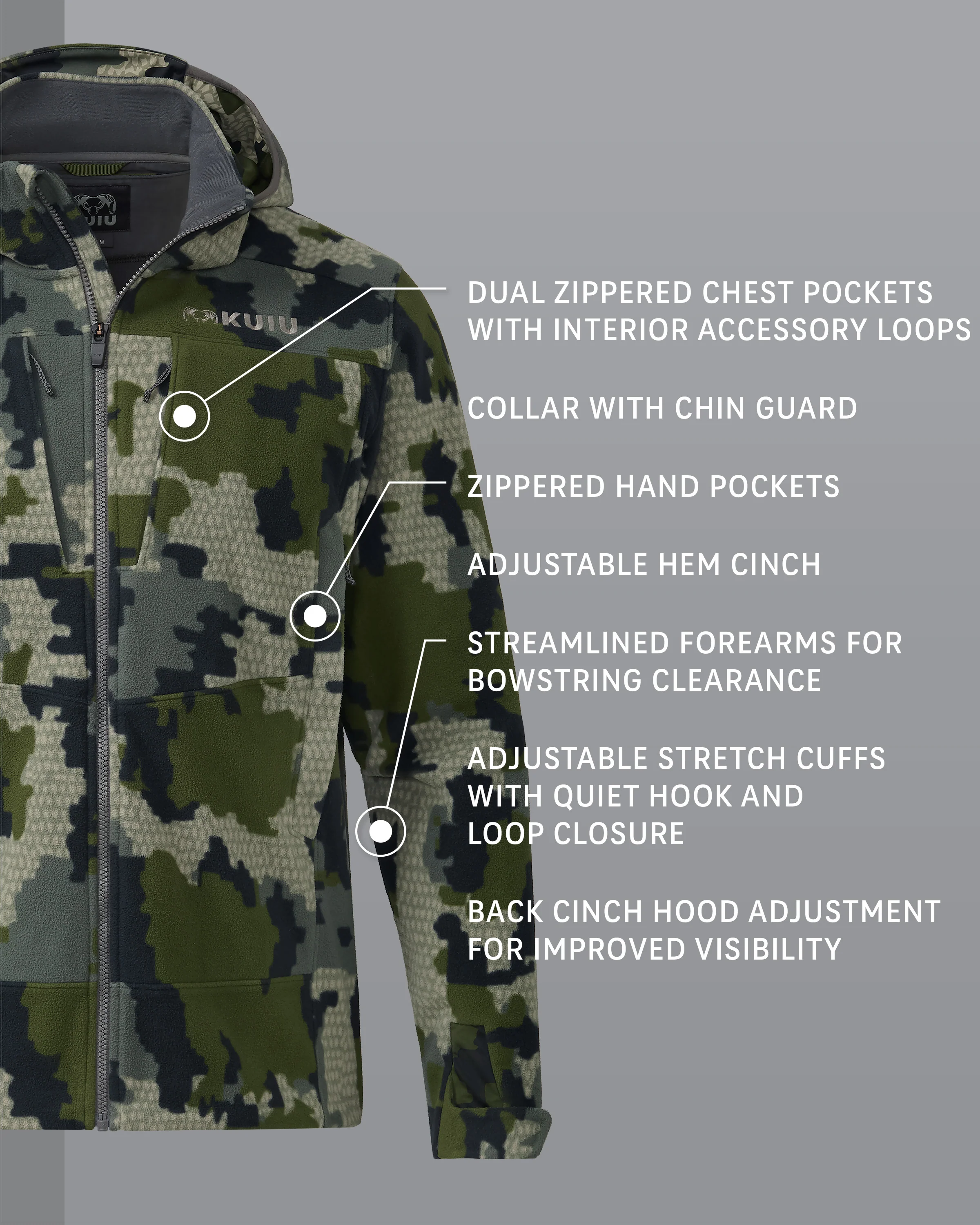KUIU Proximity LT Hooded Jacket | Verde - Image 2