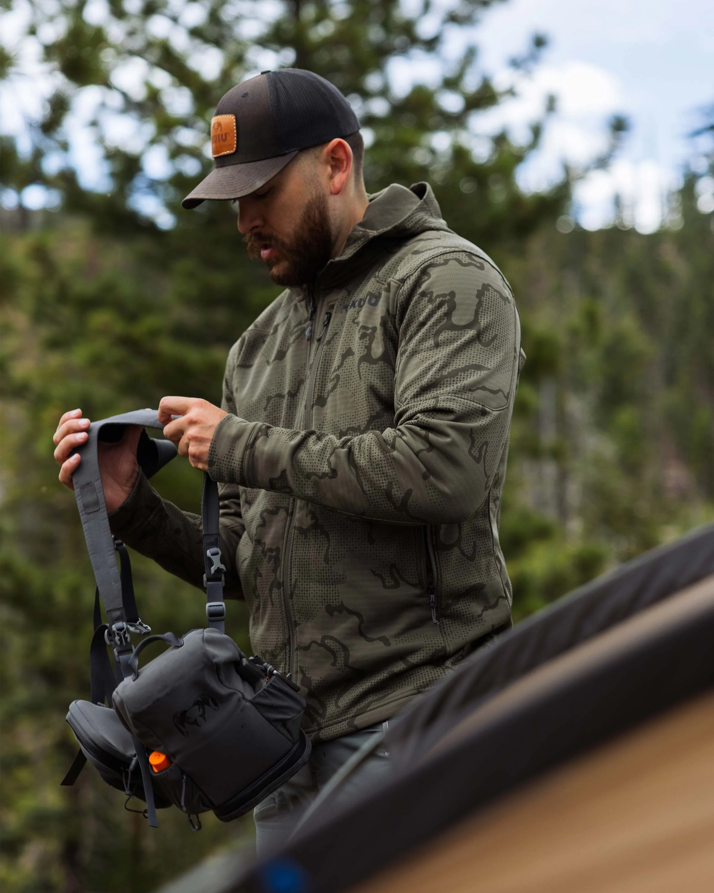 Ridgepoint Fleece Hoodie | Coyote Brown Tonal - Image 7
