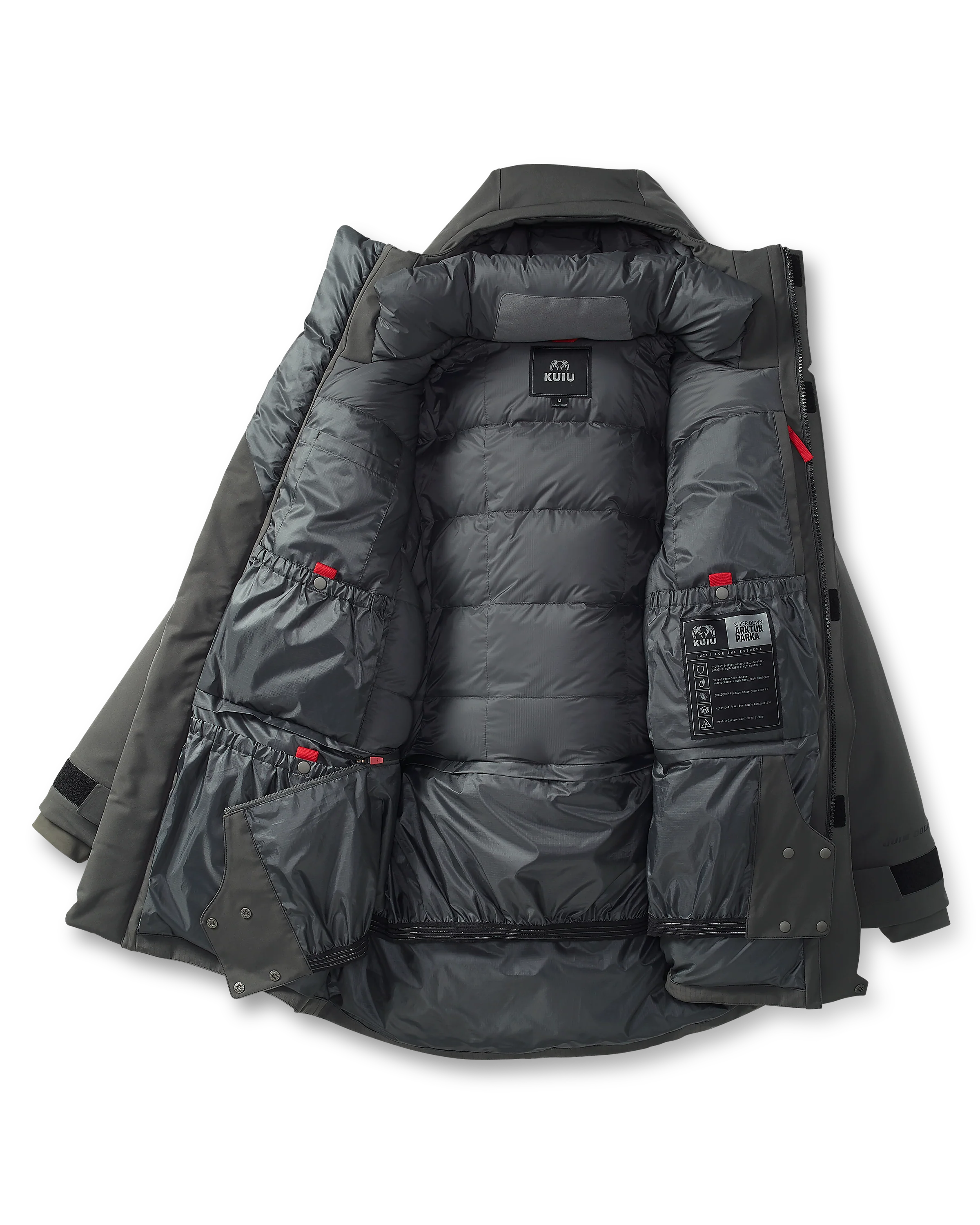 Super Down Arktuk Parka | Asphalt - Image 5