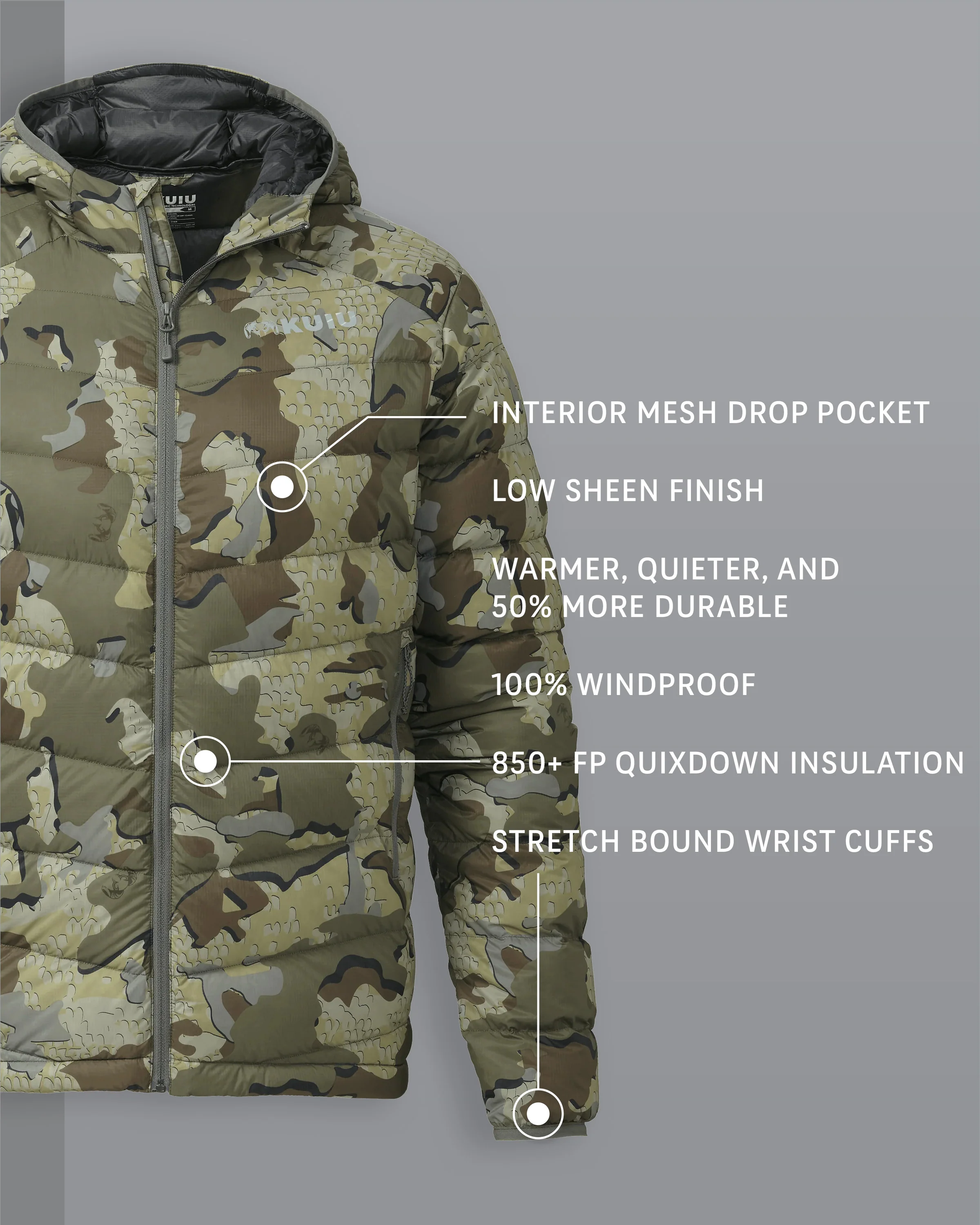 Super Down LT Hooded Jacket | Valo - Image 2