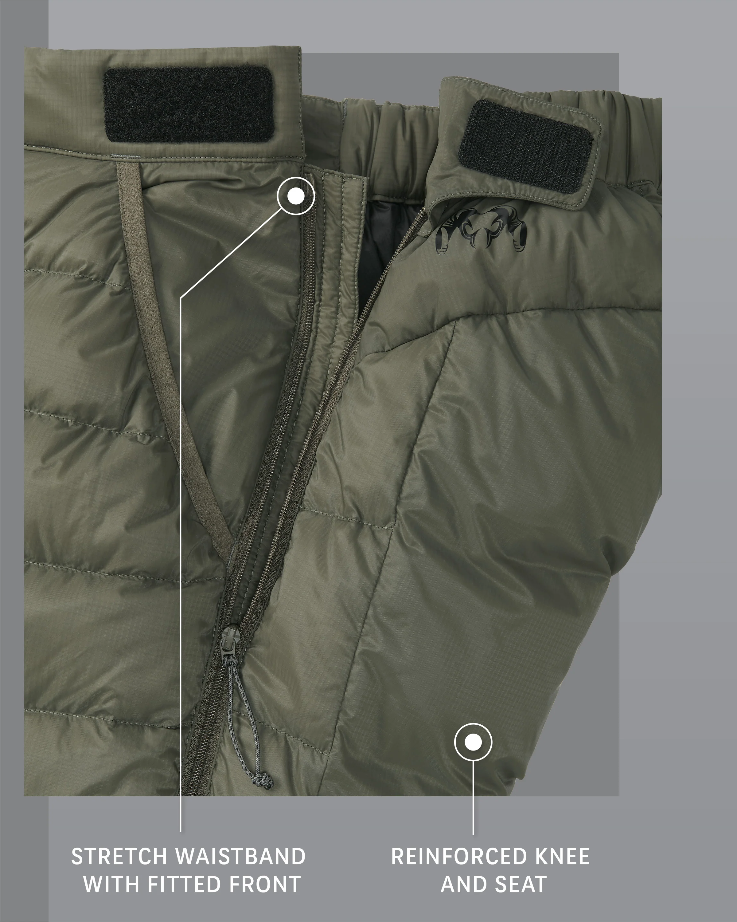 Super Down LT Pant | Ash - Image 3