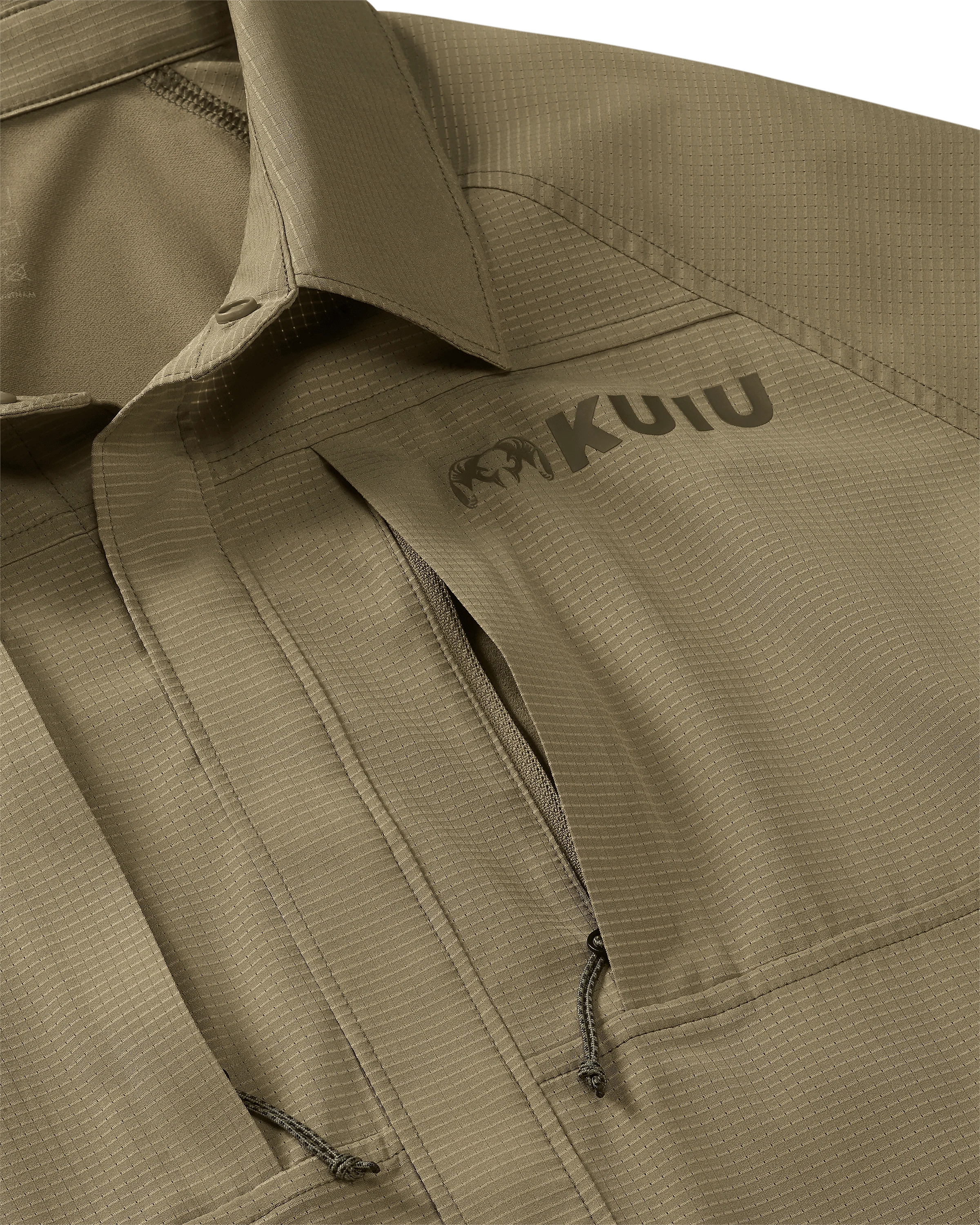 Tiburon Hybrid Snap Shirt | Khaki - Image 3