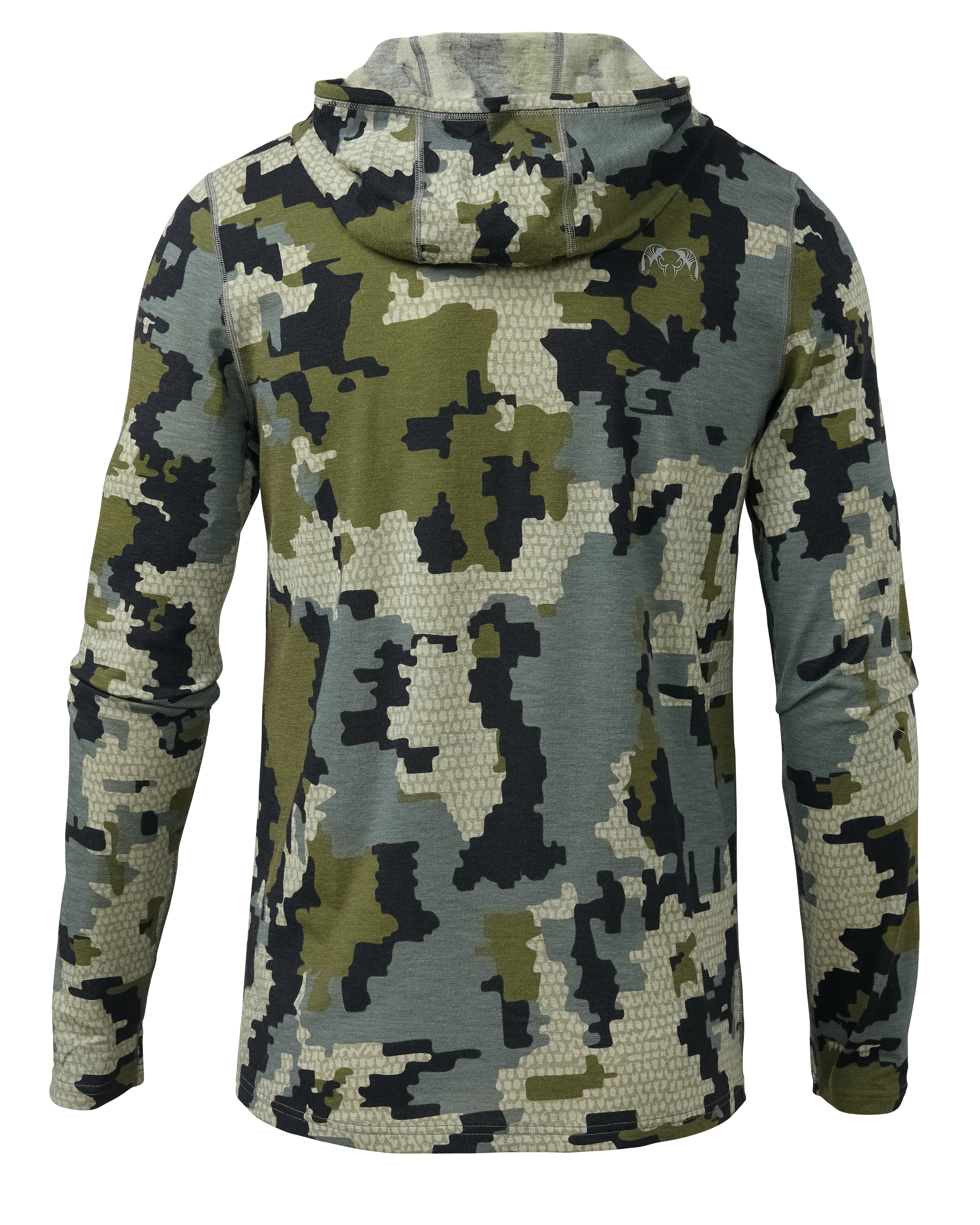 ULTRA Merino 120 LT LS Hoodie | Verde - Image 2