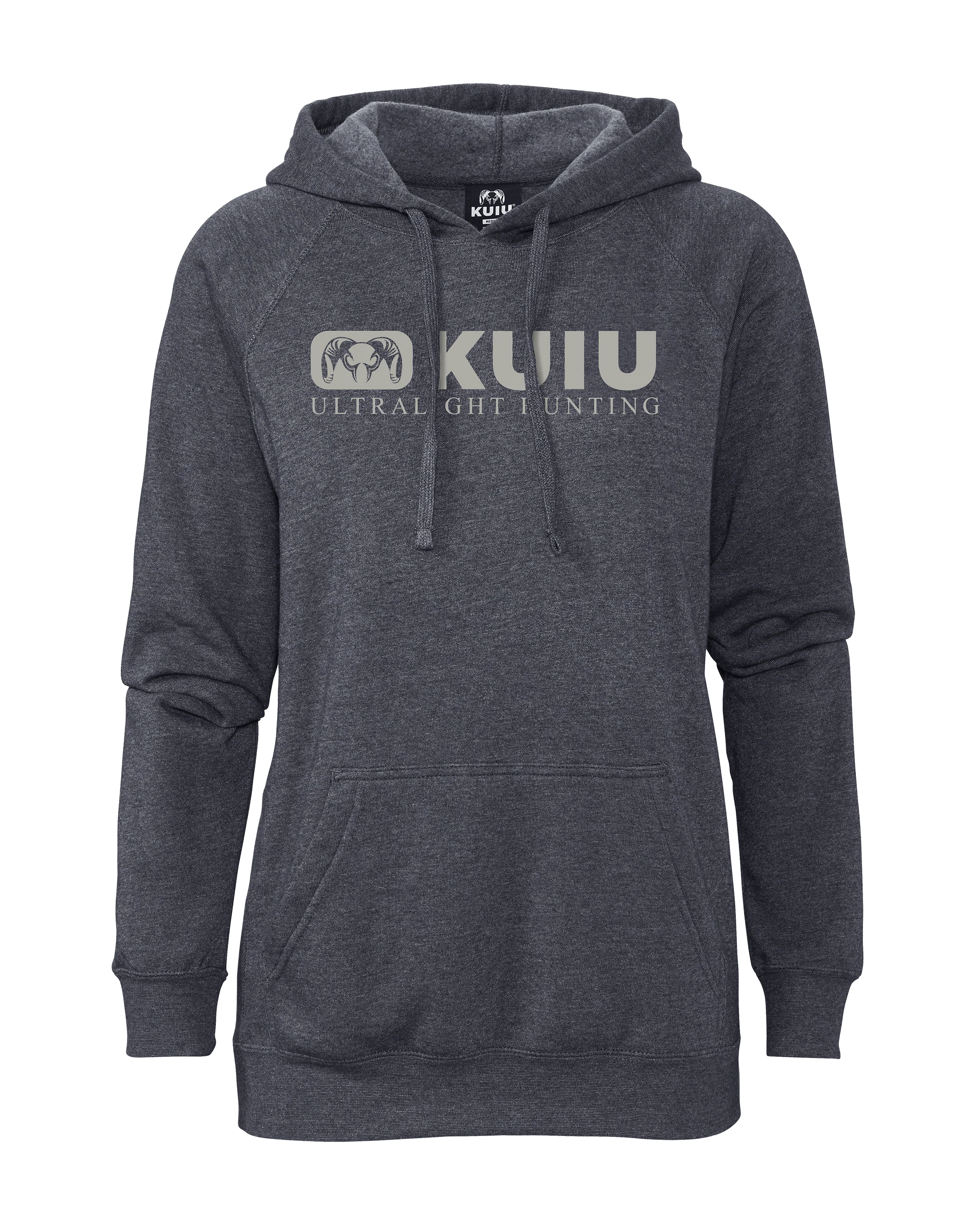 Women’s Block Ram Hoodie | Midnight Heather