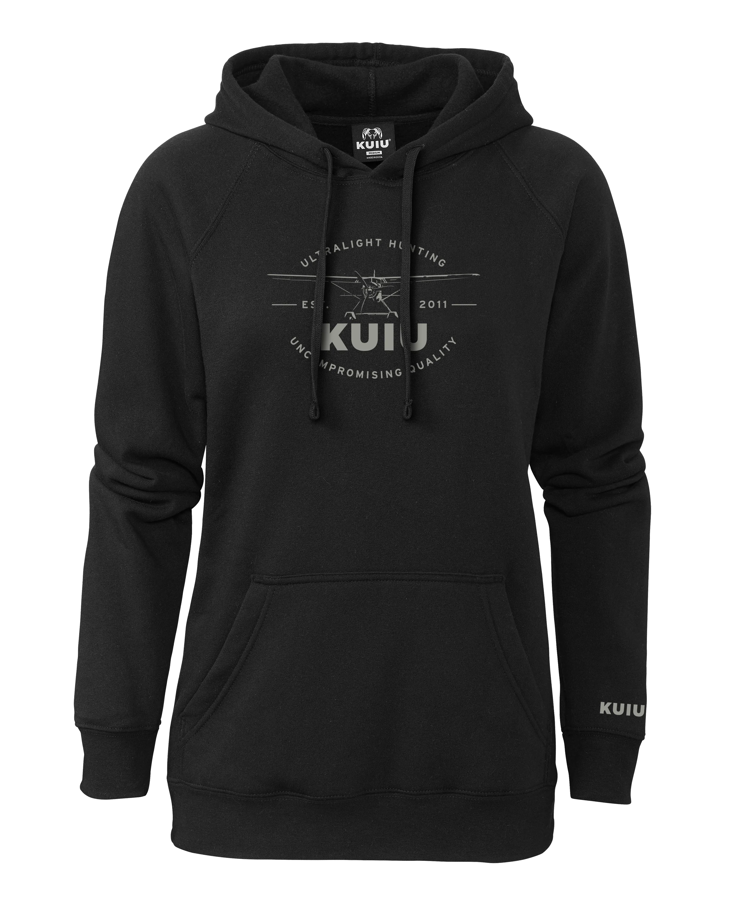 Women's Aviation Hoodie | Black