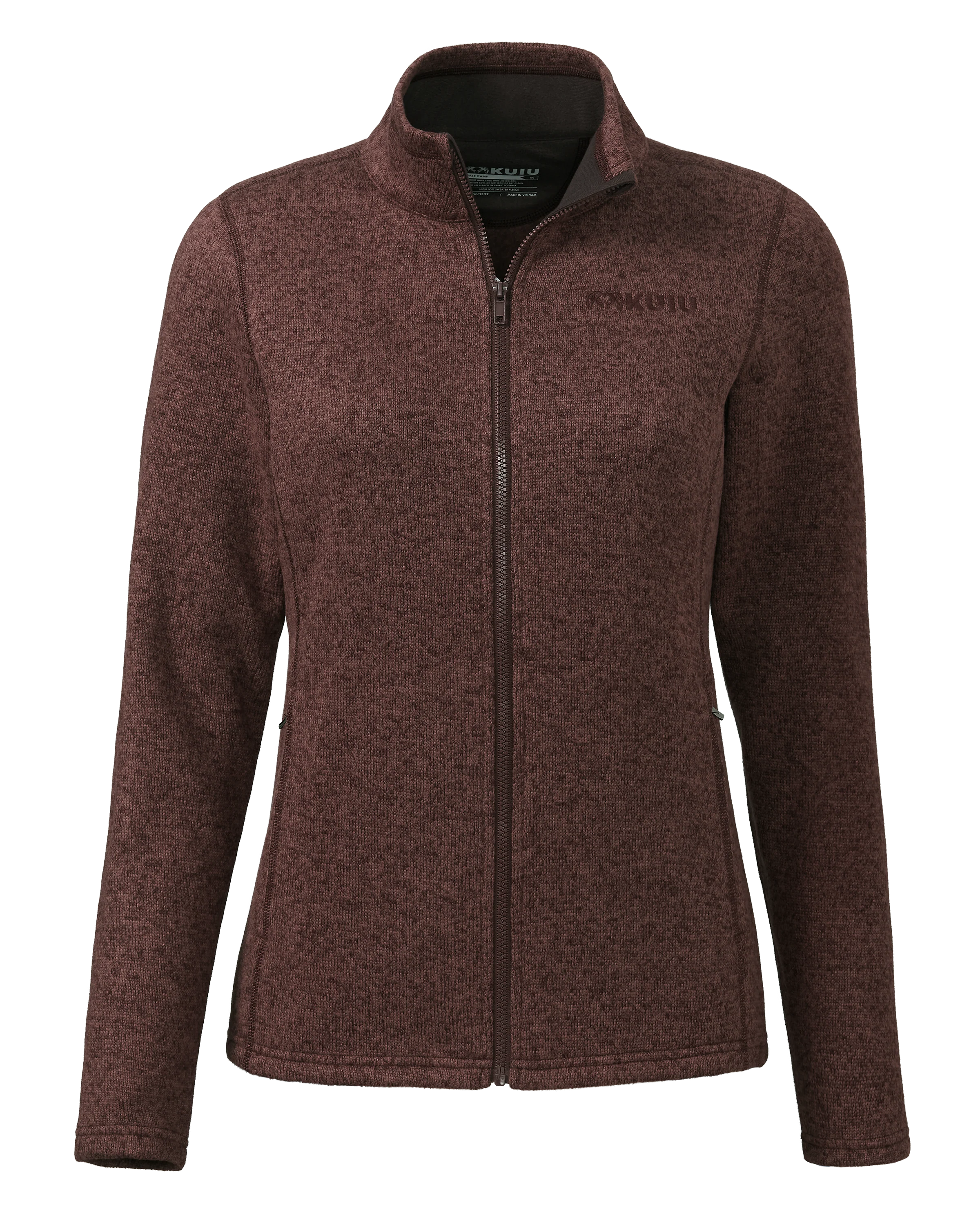 Outlet Women's Base Camp Full Zip Sweater | Windsor Wine Heather