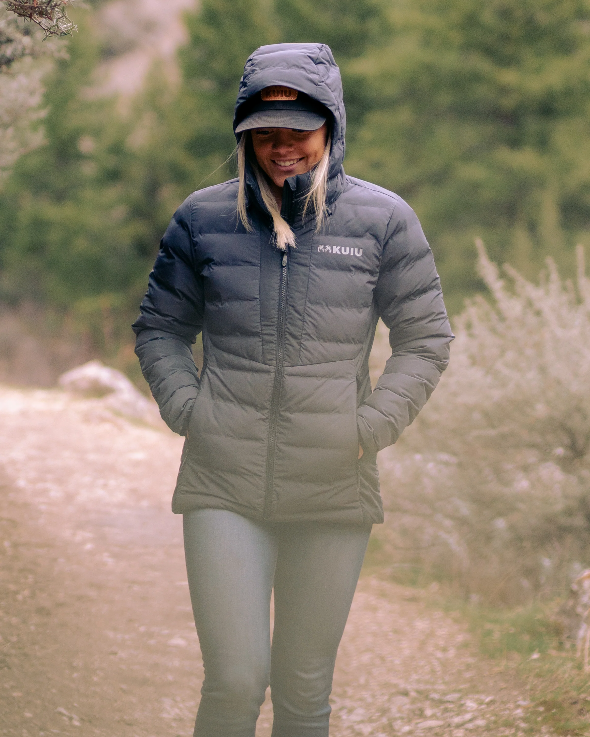 Outlet Women's Elements Hooded Jacket | Ash - Image 4