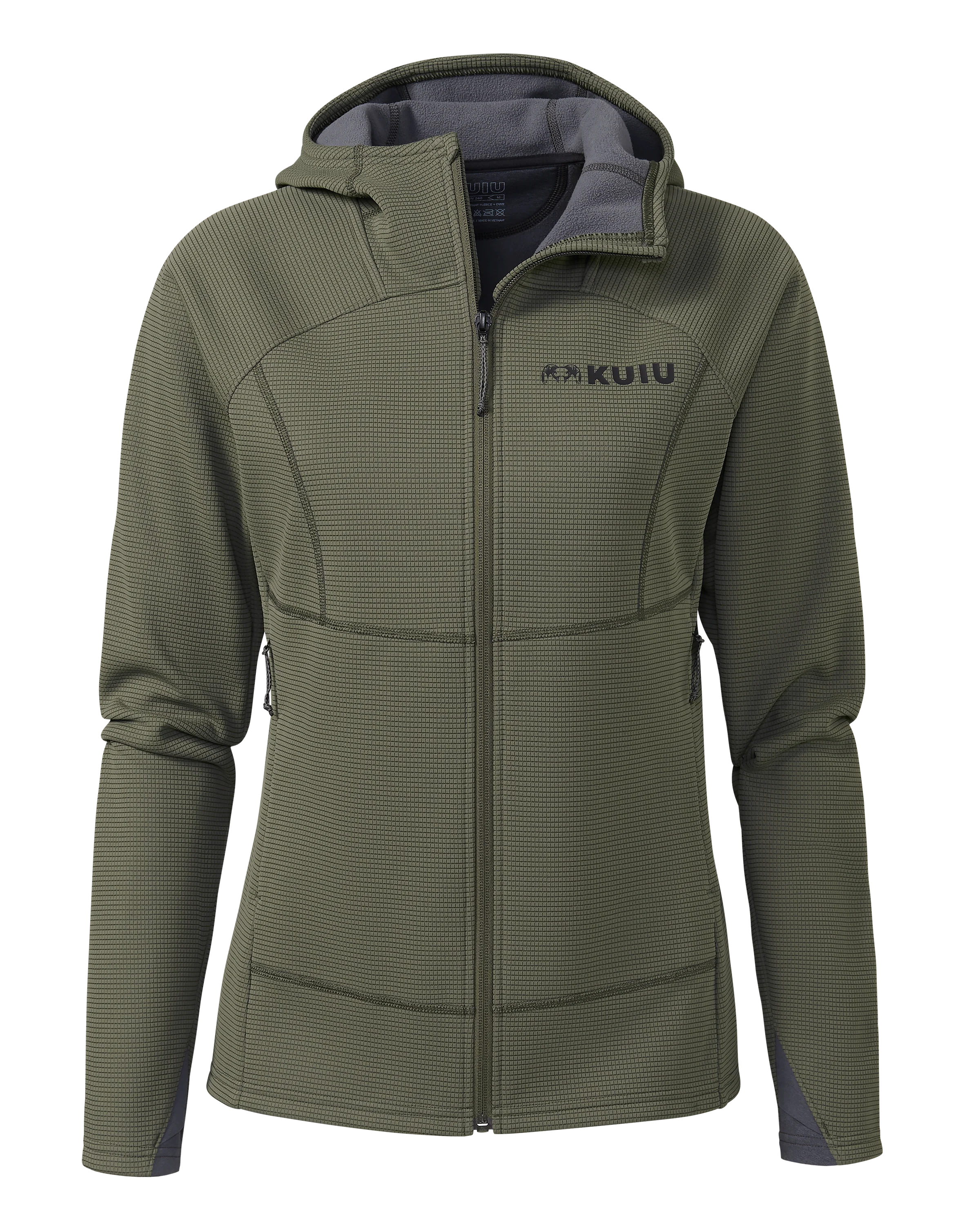 Women's Peloton 240 Full Zip Hoodie | Ash