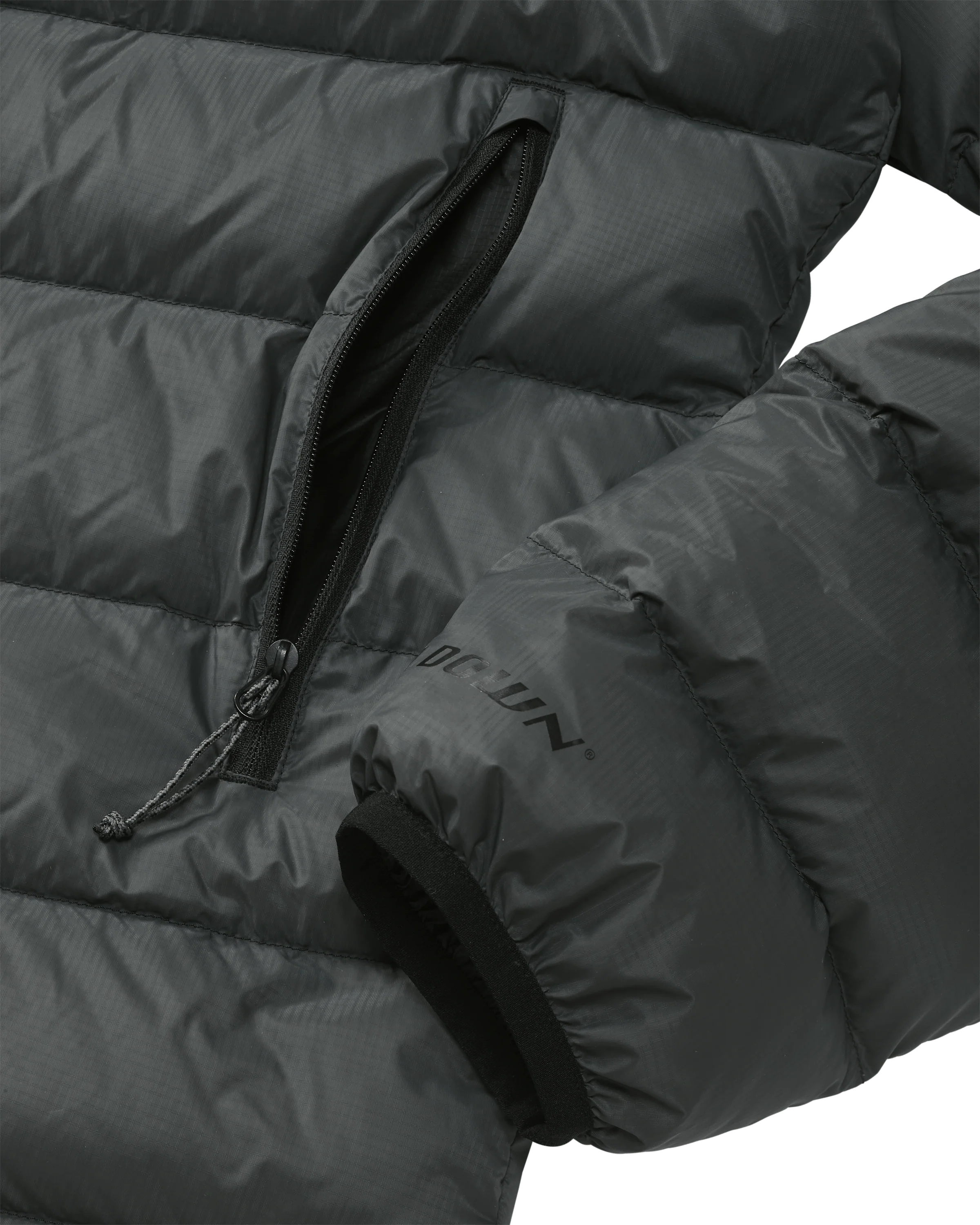 Outlet Women's Super Down LT Jacket | Gunmetal - Image 3