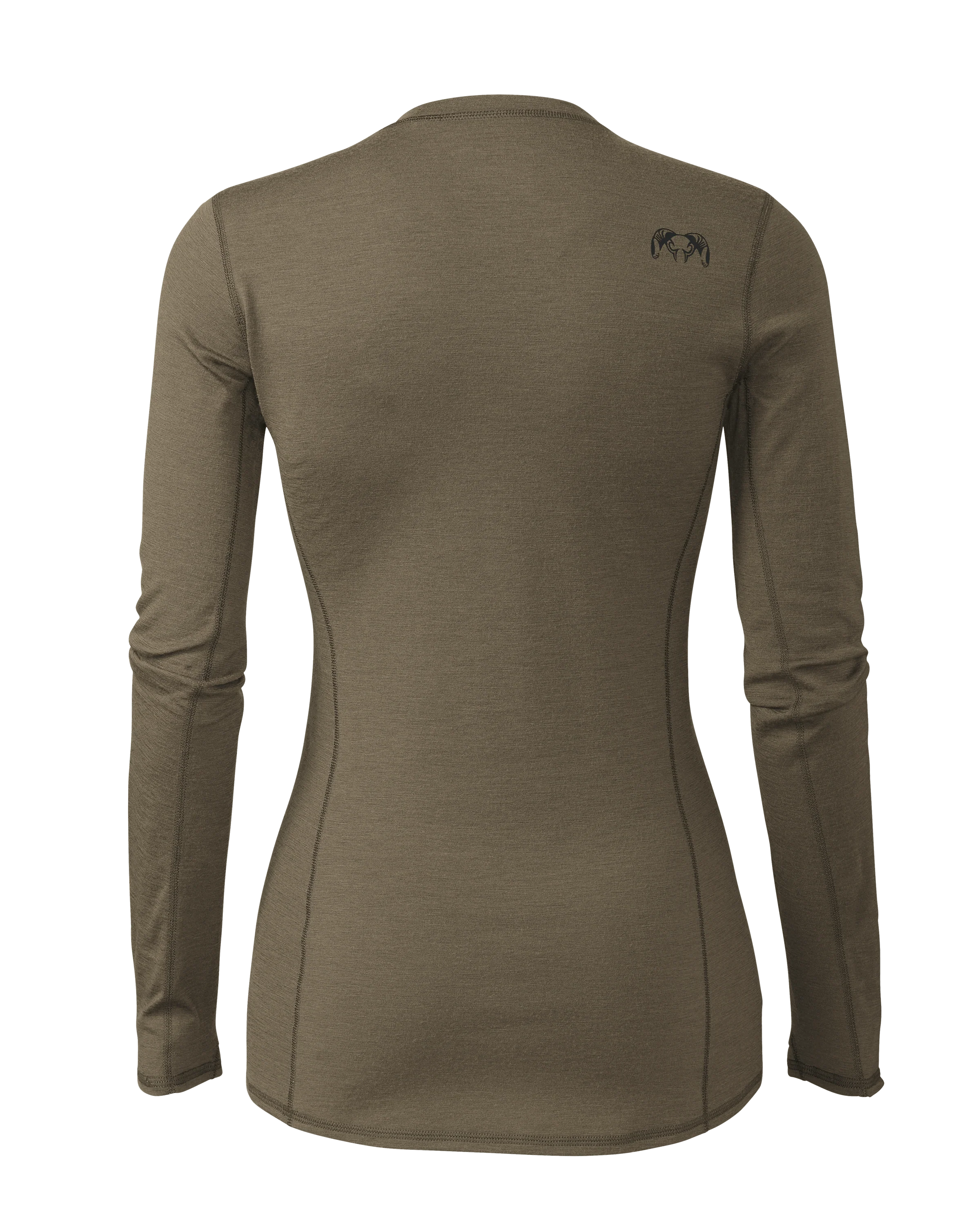 Women's ULTRA Merino 145 LS Crew | Ash - Image 2