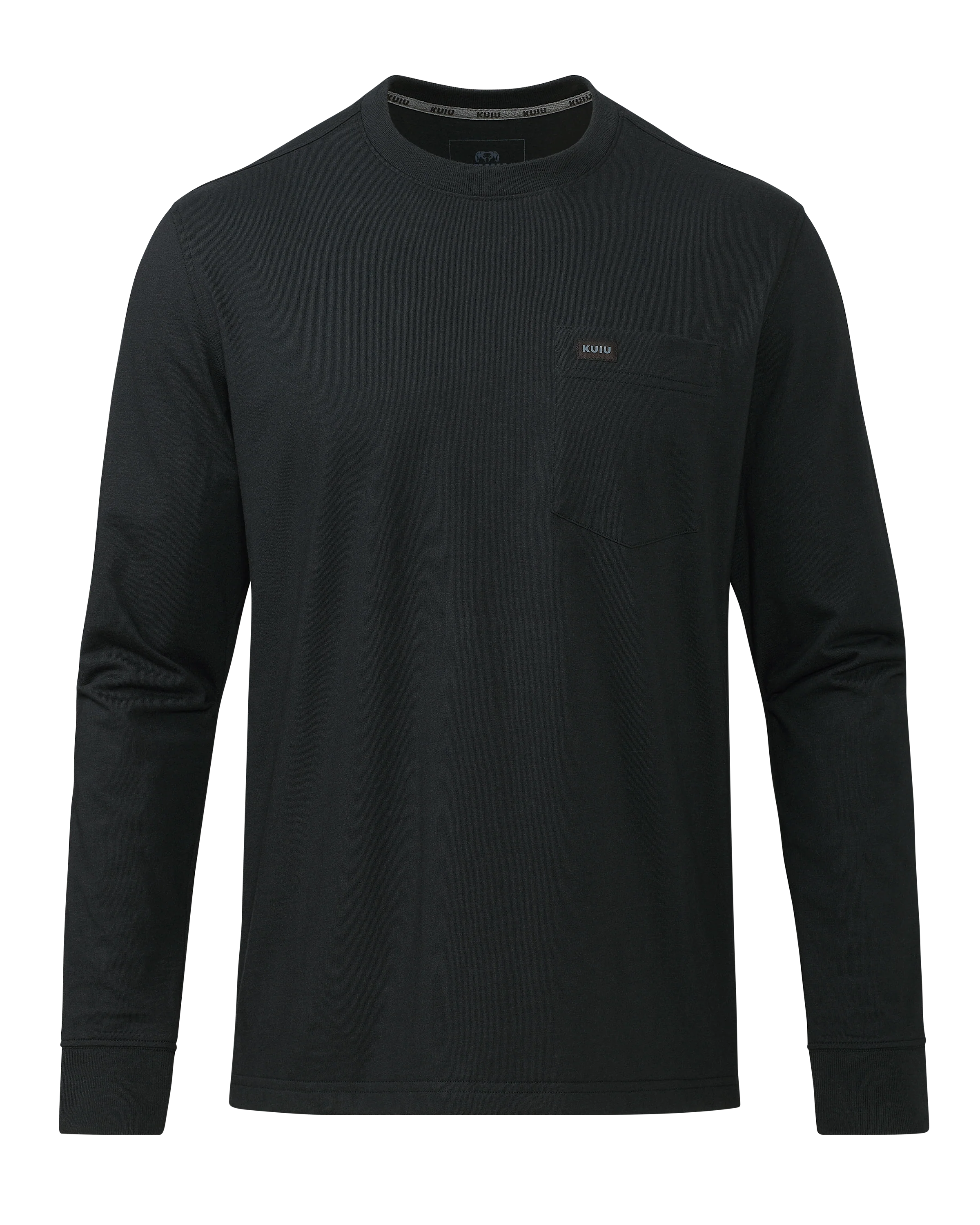Workgrade LS Pocket Crew | Black