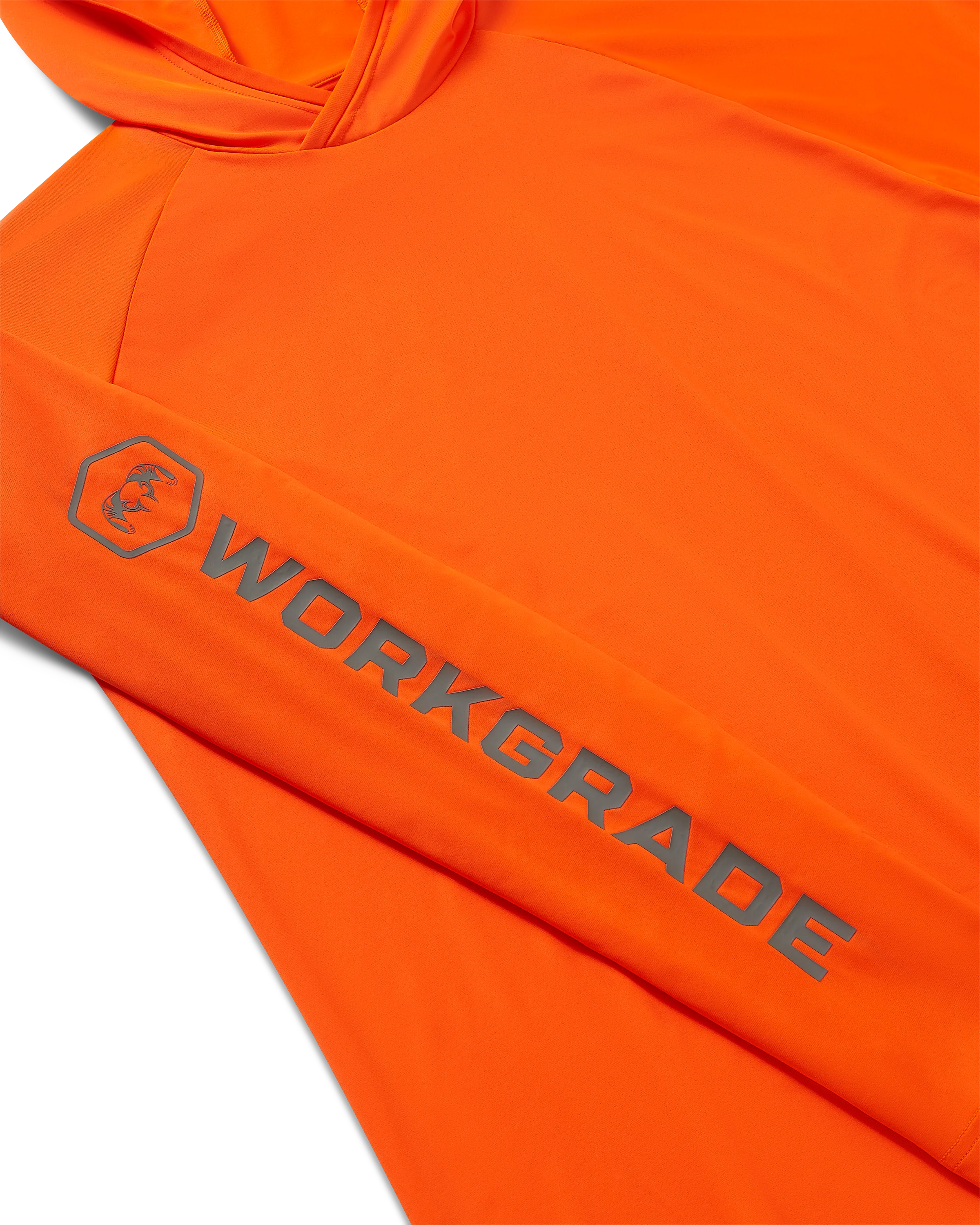 Workgrade Sun Hoodie | Blaze Orange - Image 2