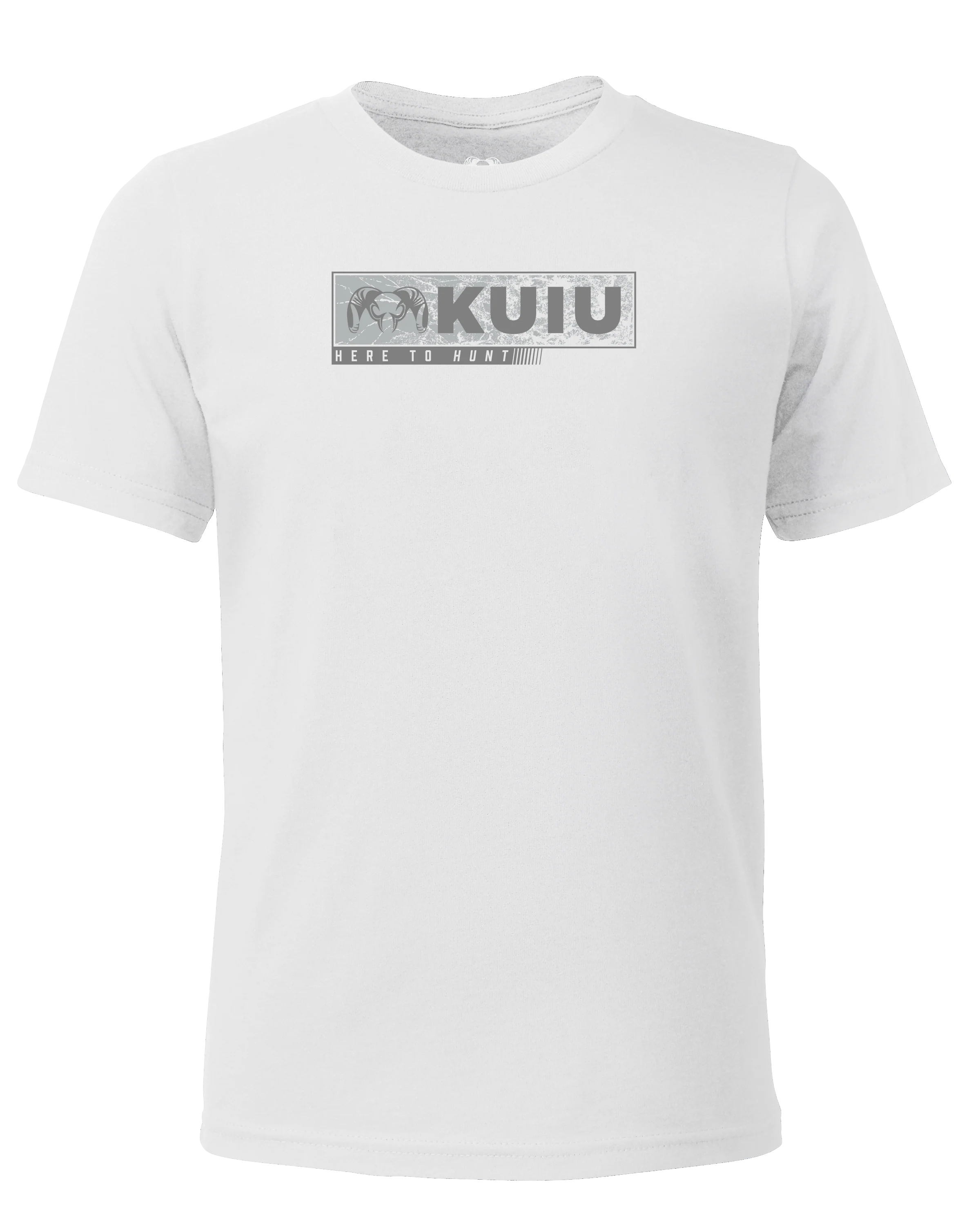 Youth Here to Hunt Gritstone T-Shirt | White